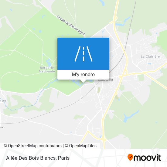 Allée Des Bois Blancs plan