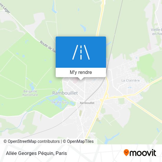 Allée Georges Péquin plan