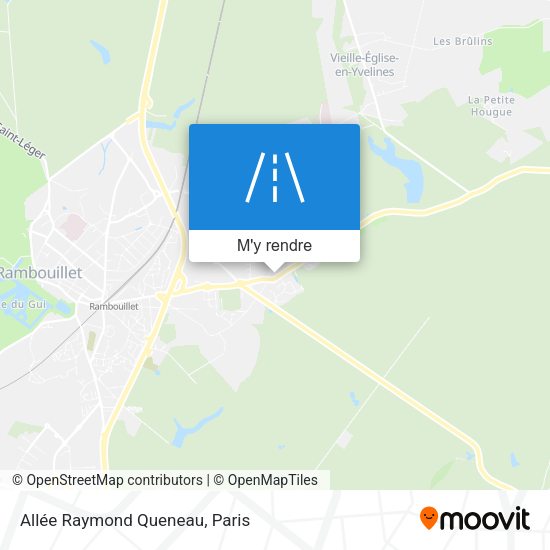 Allée Raymond Queneau plan