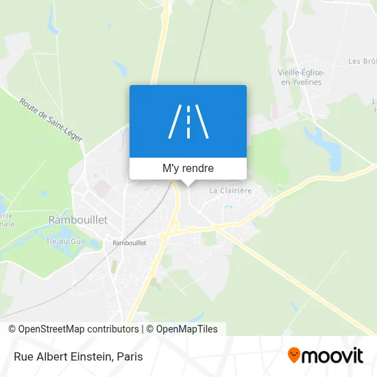 Rue Albert Einstein plan