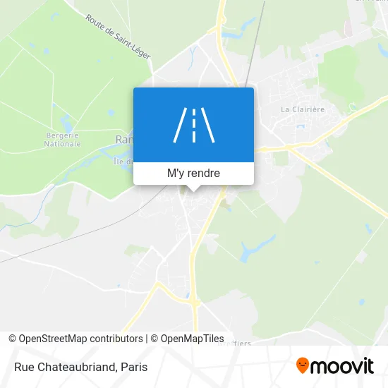 Rue Chateaubriand plan