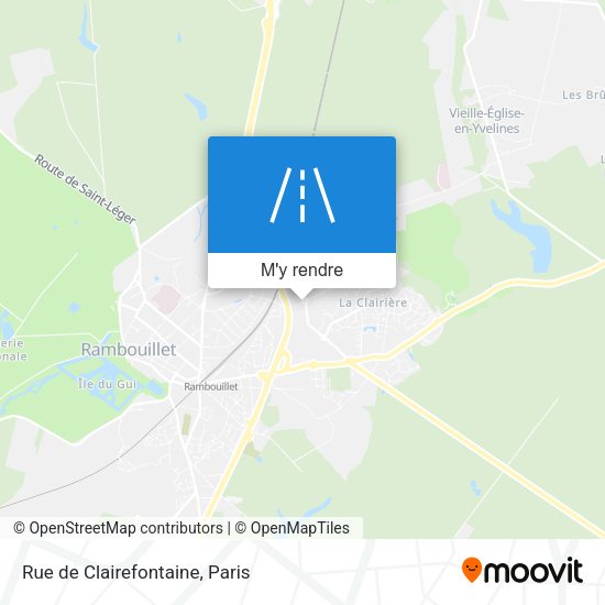 Rue de Clairefontaine plan