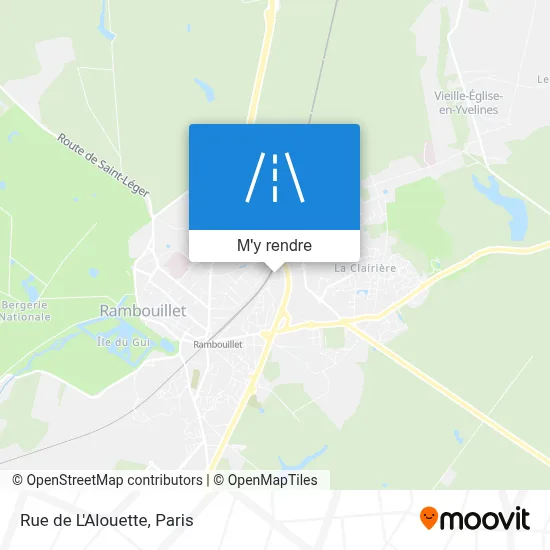 Rue de L'Alouette plan