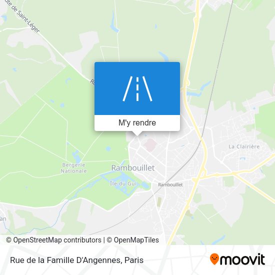 Rue de la Famille D'Angennes plan