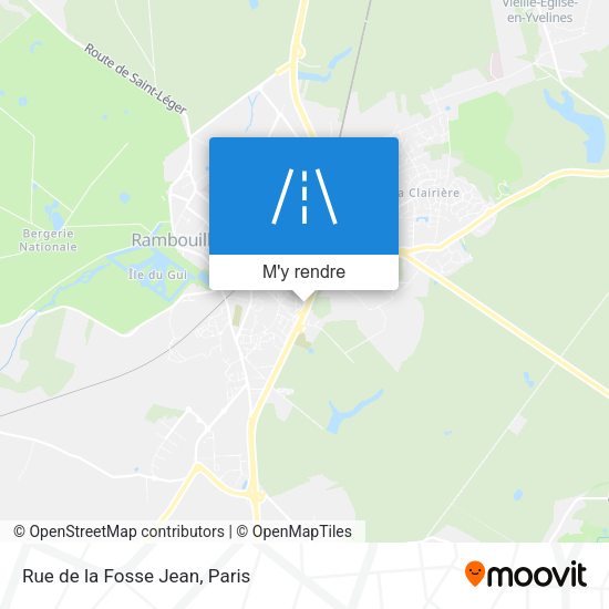 Rue de la Fosse Jean plan
