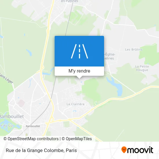 Rue de la Grange Colombe plan