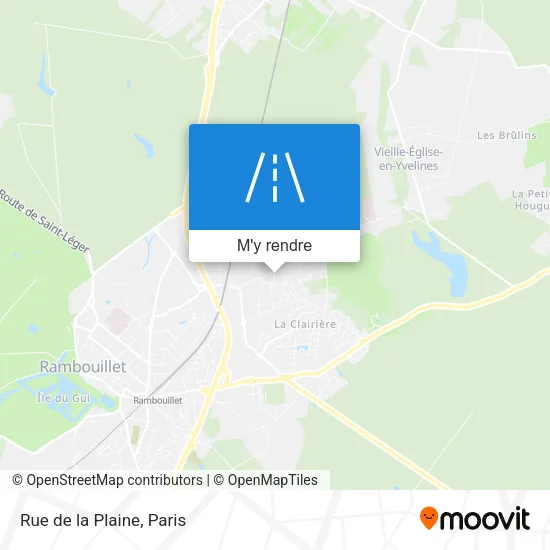 Rue de la Plaine plan