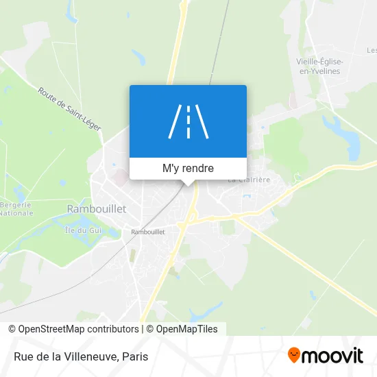 Rue de la Villeneuve plan