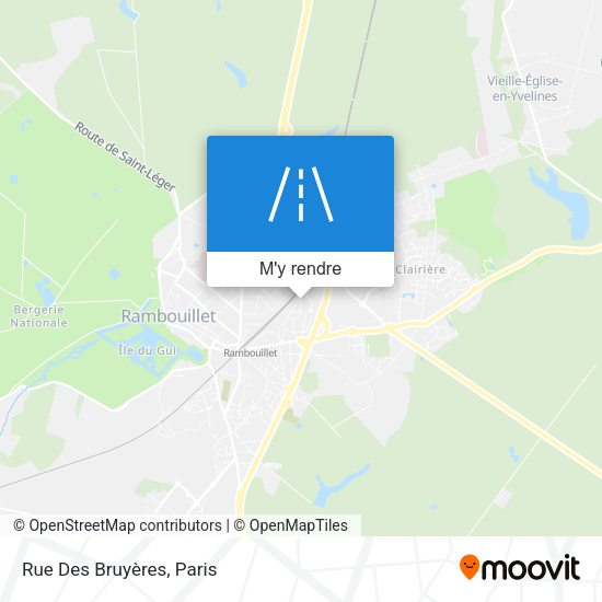 Rue Des Bruyères plan