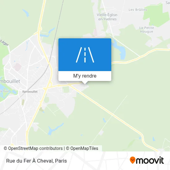 Rue du Fer À Cheval plan