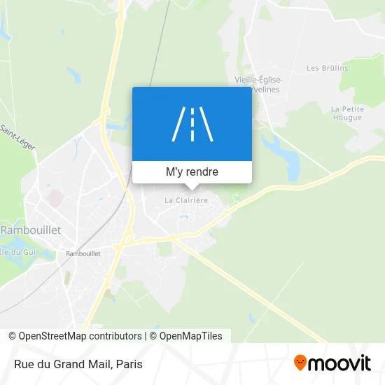 Rue du Grand Mail plan