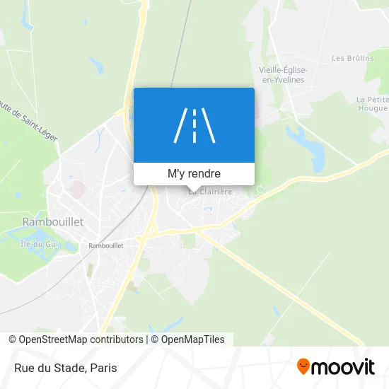 Rue du Stade plan