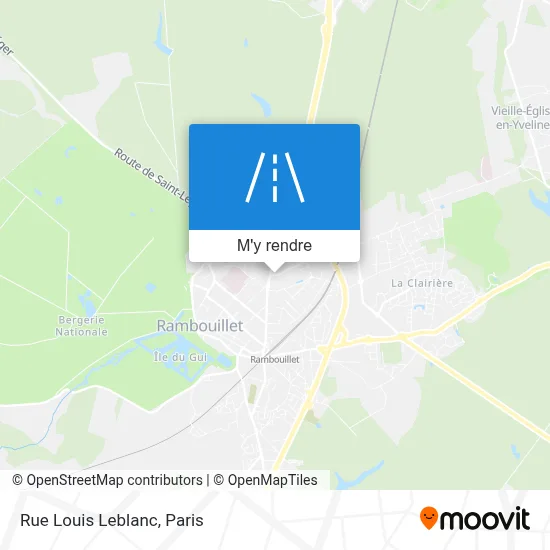 Rue Louis Leblanc plan