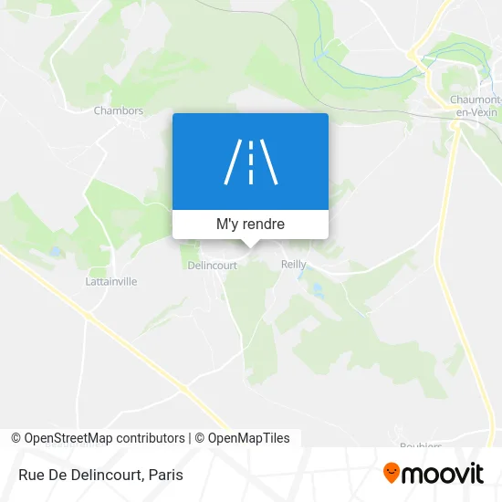 Rue De Delincourt plan