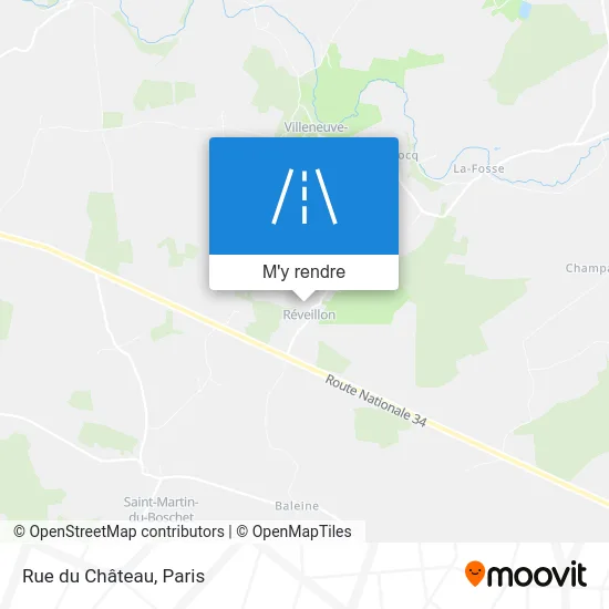 Rue Du Château plan