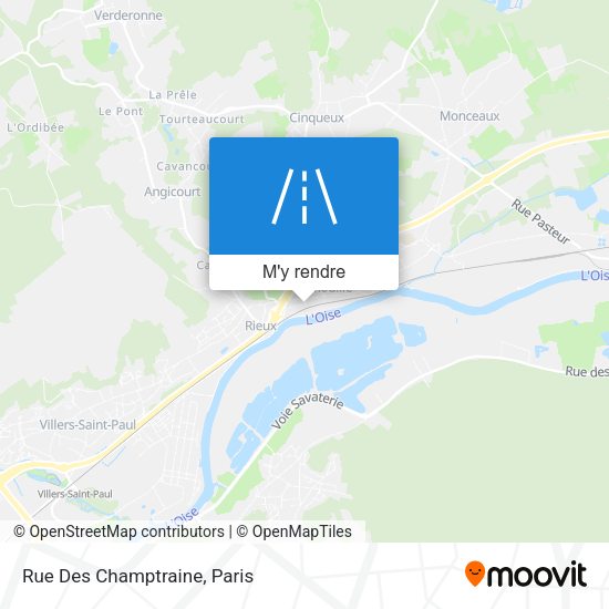 Rue Des Champtraine plan