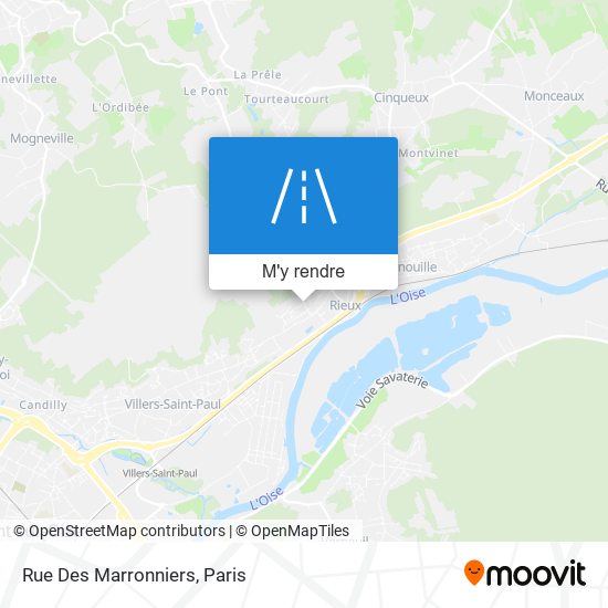 Rue Des Marronniers plan
