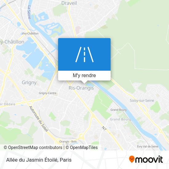 Allée du Jasmin Étoilé plan