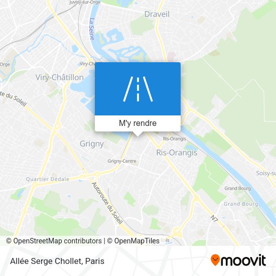Allée Serge Chollet plan