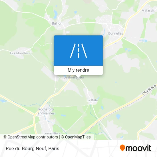 Rue du Bourg Neuf plan