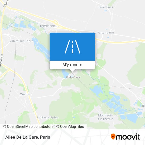Allée De La Gare plan