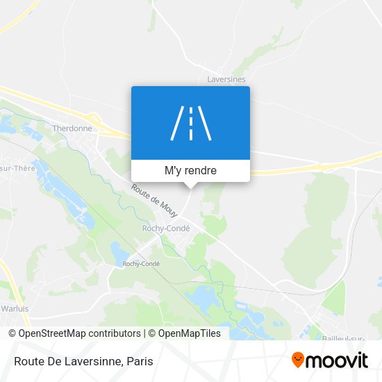 Route De Laversinne plan