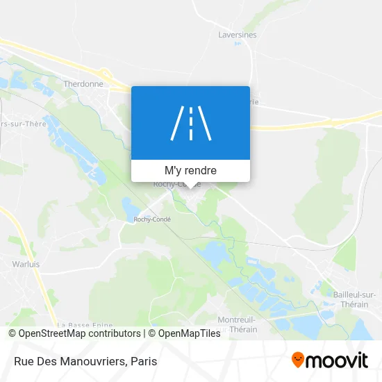Rue Des Manouvriers plan