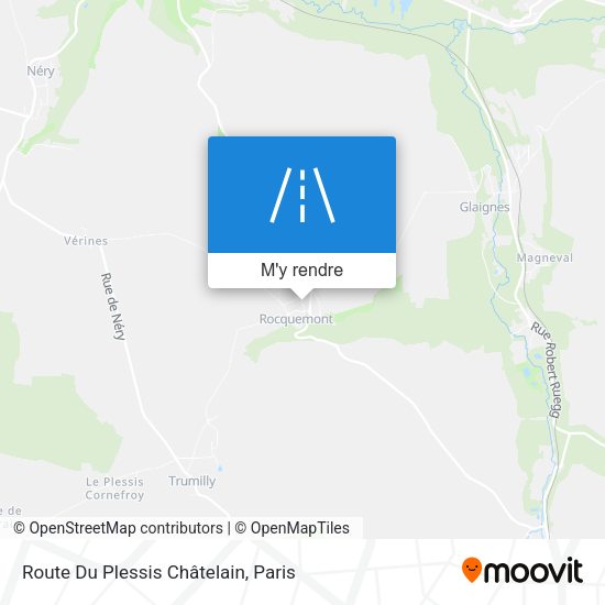 Route Du Plessis Châtelain plan