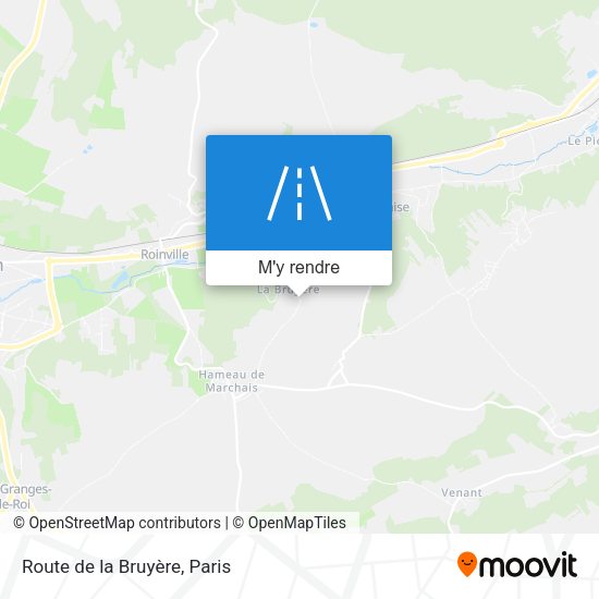 Route de la Bruyère plan