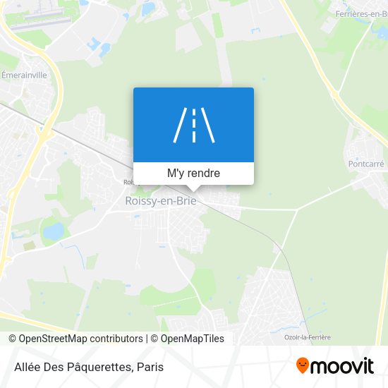 Allée Des Pâquerettes plan