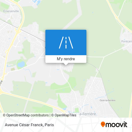 Avenue César Franck plan