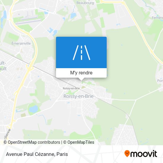 Avenue Paul Cézanne plan