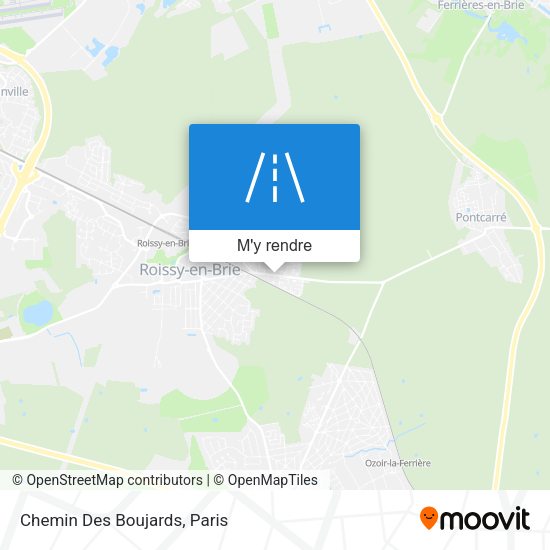 Chemin Des Boujards plan