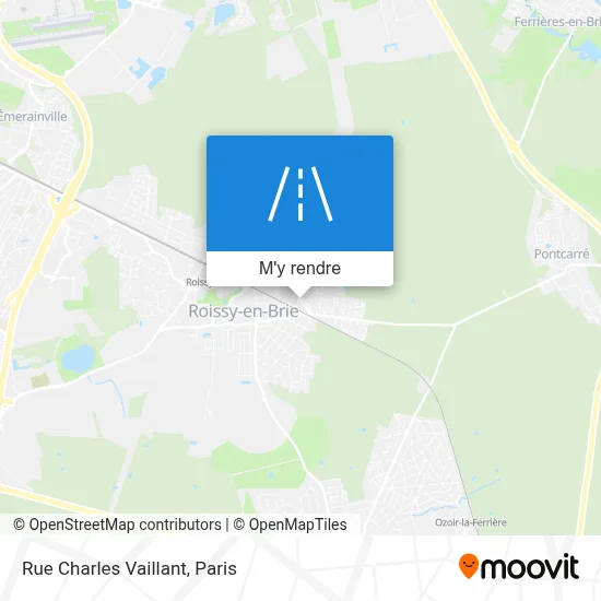 Rue Charles Vaillant plan