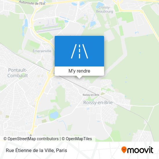 Rue Étienne de la Ville plan