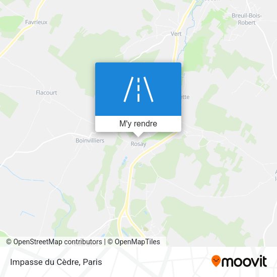 Impasse du Cèdre plan