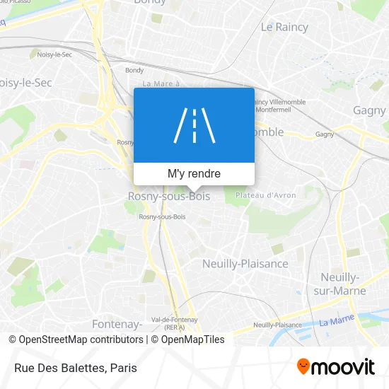 Rue Des Balettes plan