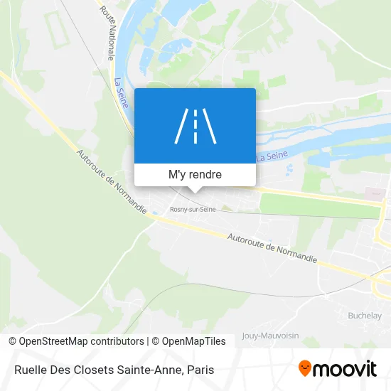Ruelle Des Closets Sainte-Anne plan