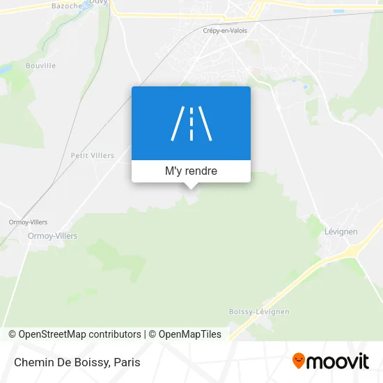 Chemin De Boissy plan
