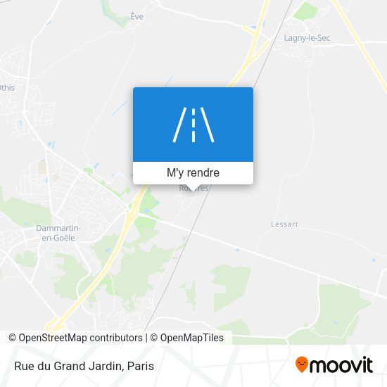 Rue du Grand Jardin plan
