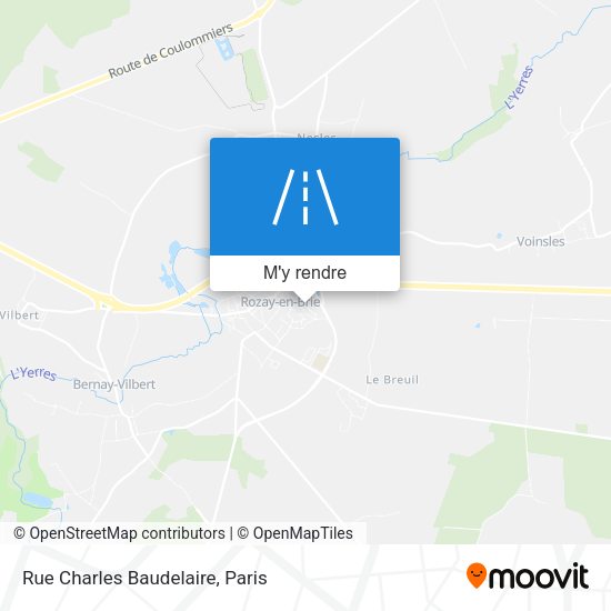 Rue Charles Baudelaire plan
