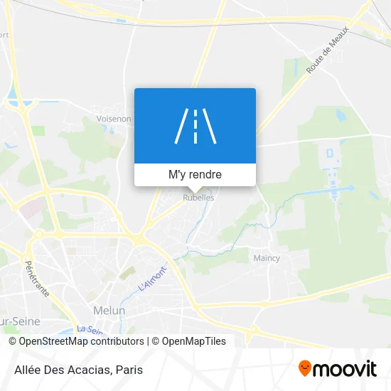 Allée Des Acacias plan