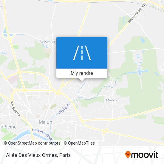 Allée Des Vieux Ormes plan