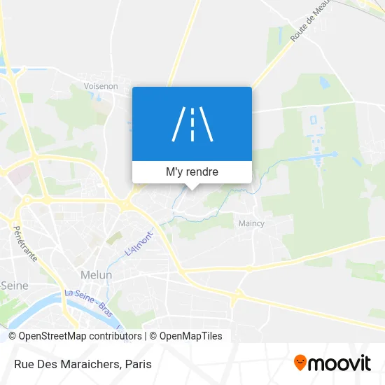 Rue Des Maraichers plan