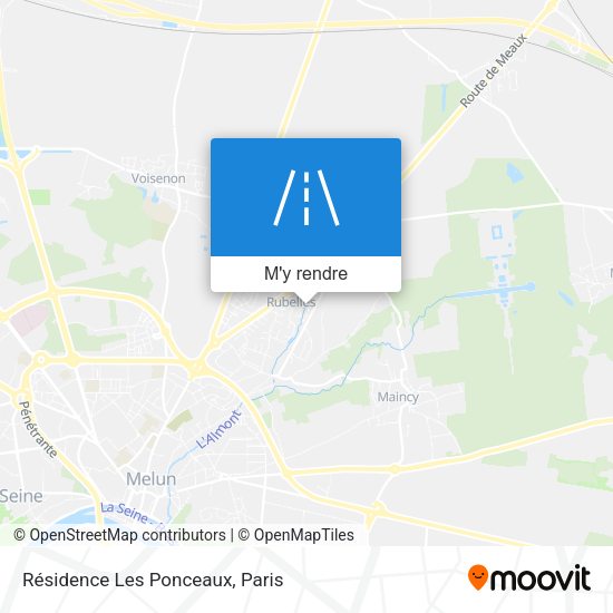 Résidence Les Ponceaux plan