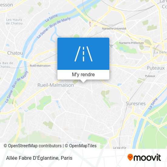 Allée Fabre D'Églantine plan