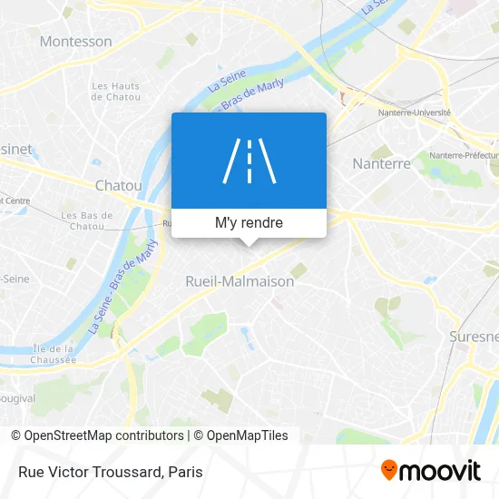 Rue Victor Troussard plan