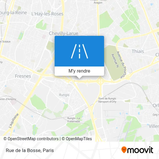 Rue de la Bosse plan