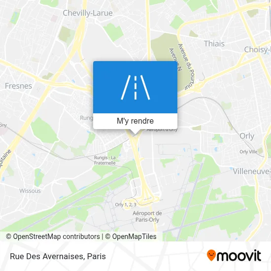 Rue Des Avernaises plan