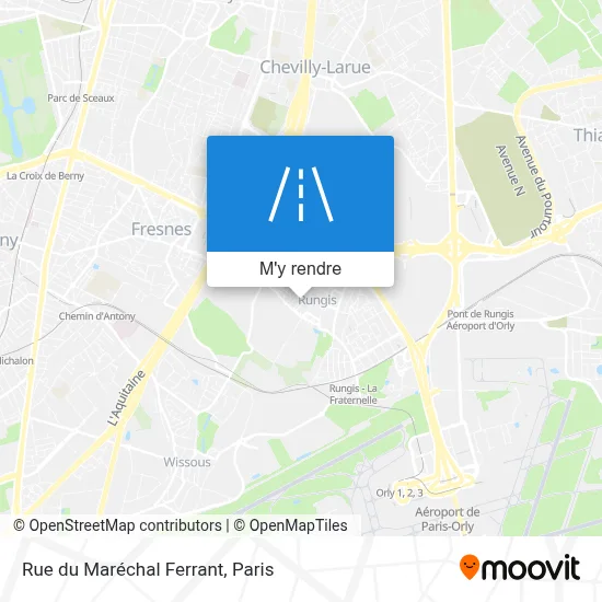 Rue du Maréchal Ferrant plan